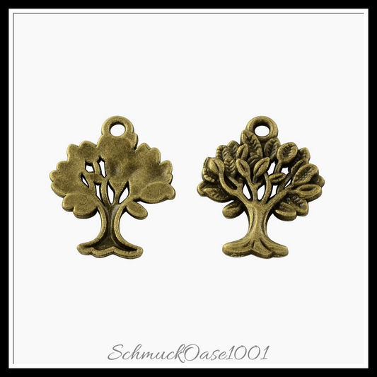 Tibetischer stil legierung anhänger, baum des lebens, antik bronze, 100 stk. in den farben legierung, cadmiumfrei, nickelfrei, bleifrei