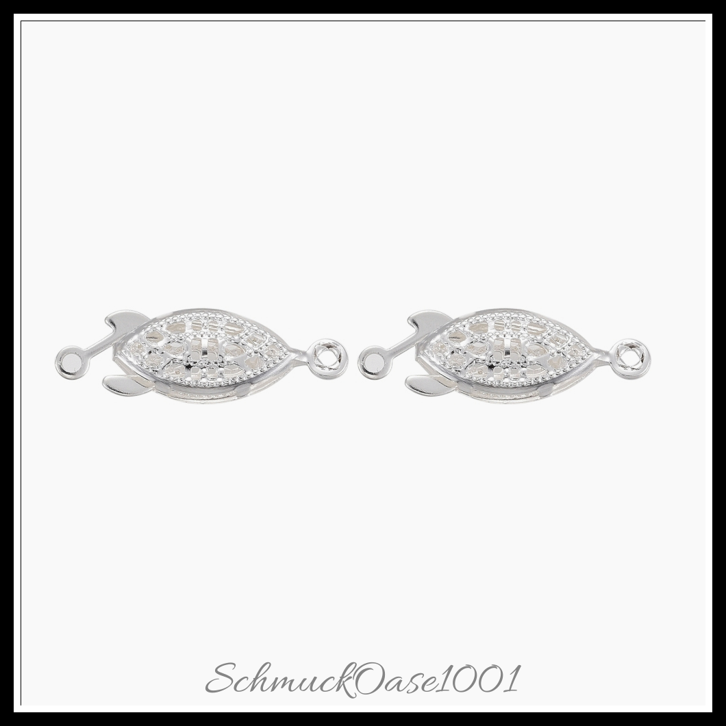 304 edelstahl box spangen, multi-strang-klammern, pferd auge, edelstahl farbe, 6 stk., in der farbe 304 edelstahl, perfekt für die herstellung individueller ketten und armbänder