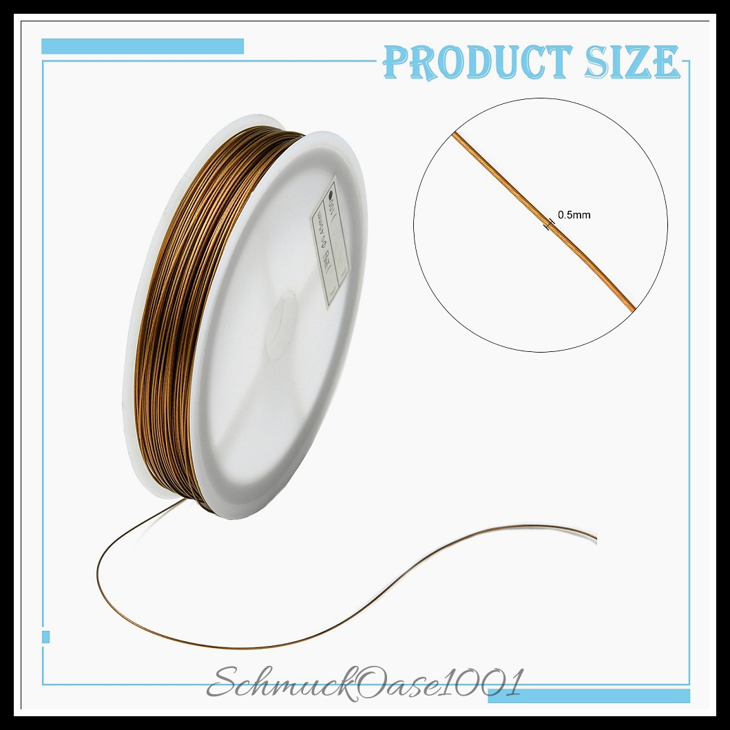 Tiger schwanz draht, nylon beschichteter stahl, mischfarbe, 10 rollen/set aus 0.45 mm, 55 m/rolle, 10 rollen/set