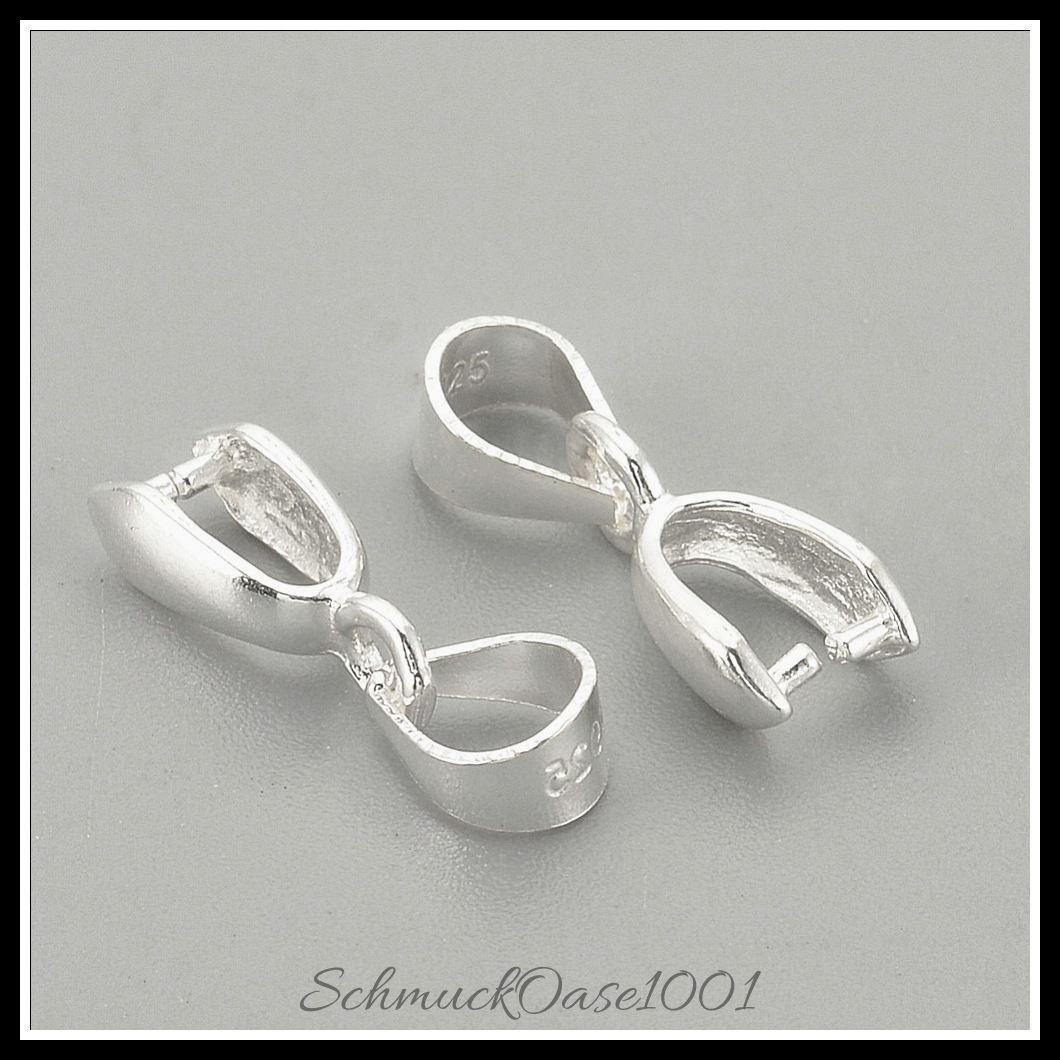 925 sterling silber anhänger, eispickel & prise bügel, geschnitzt – 6 stk.
