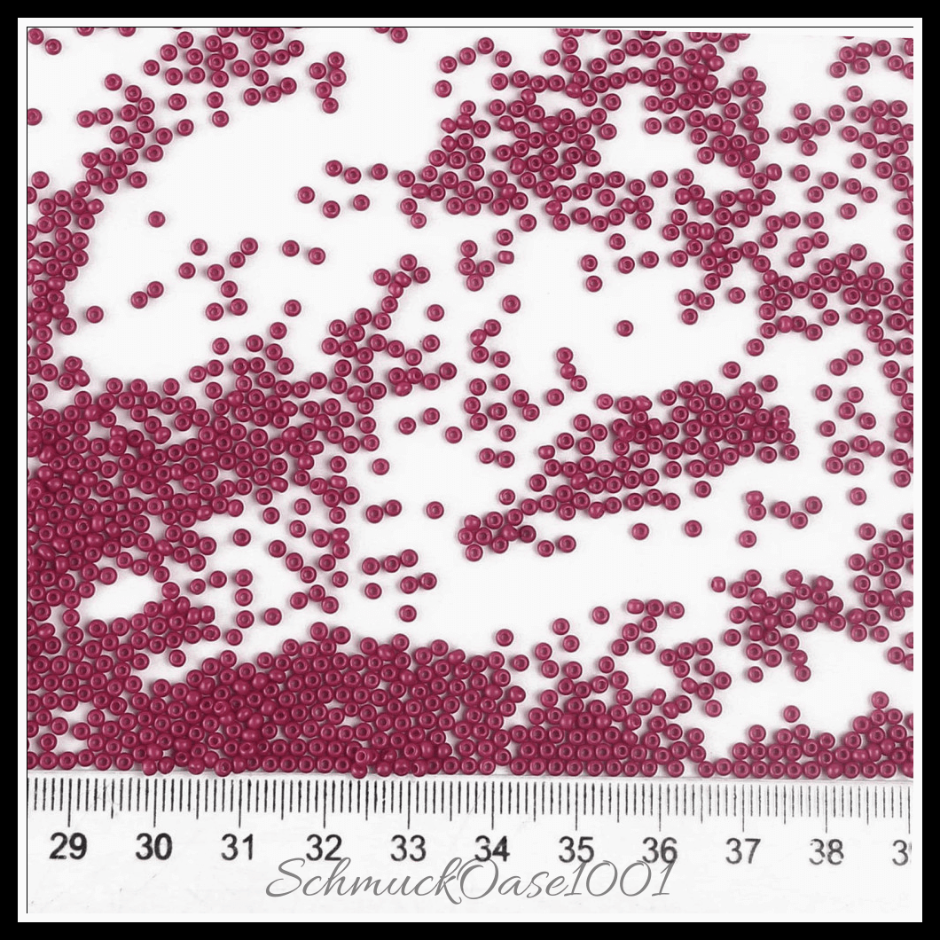 Fgb 11/0 backfarbe glasperlen – runde – cerise – klasse aa – 40g, aus cerise in der farbe glas, backfarbe, klasse aa, rund und größe 11/0  2.3x1.5 mm, loch: 1 mm; 40 gramm