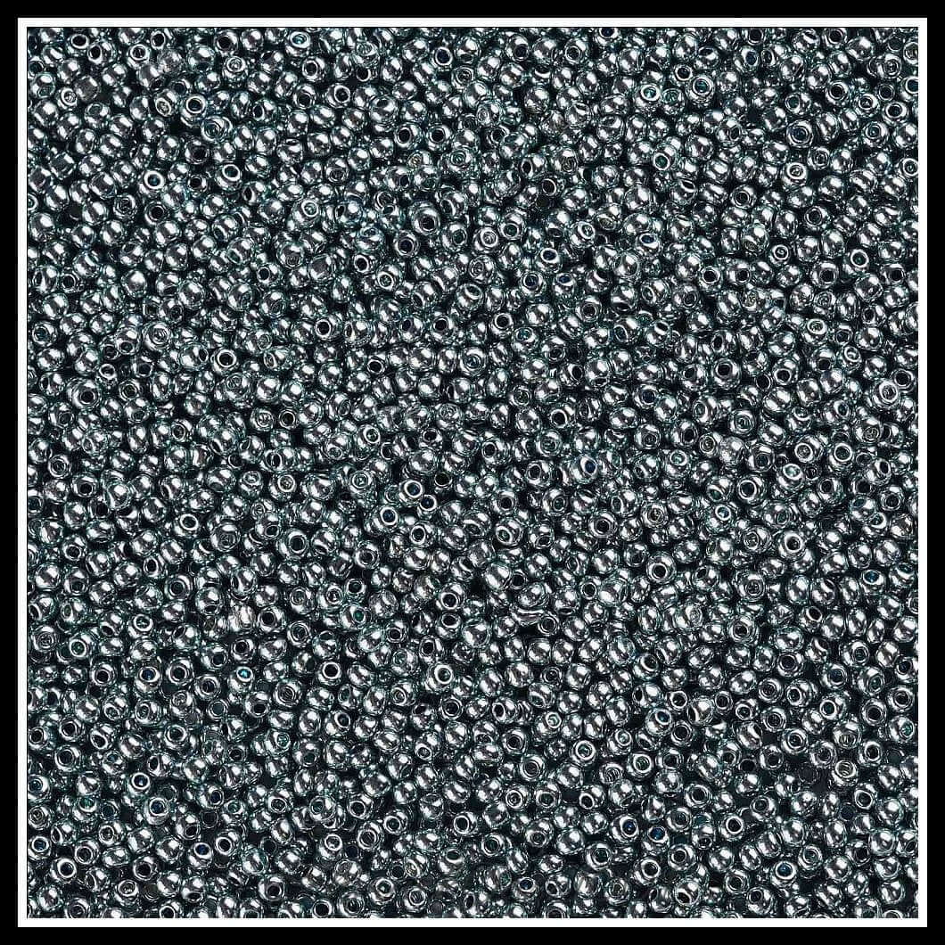 Fgb® gefärbte glasperlen – 12/0 – 2.3x1.5 mm – 30 g, zusätzliches detailbild