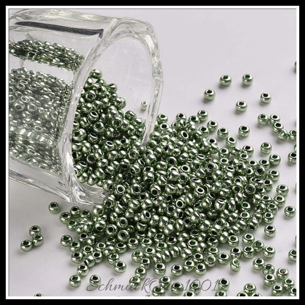 Fgb® gefärbte glasperlen – 12/0 – 2.3x1.5 mm – 30 g, in der farbe glas, fgb, gefärbt, klasse a, rund