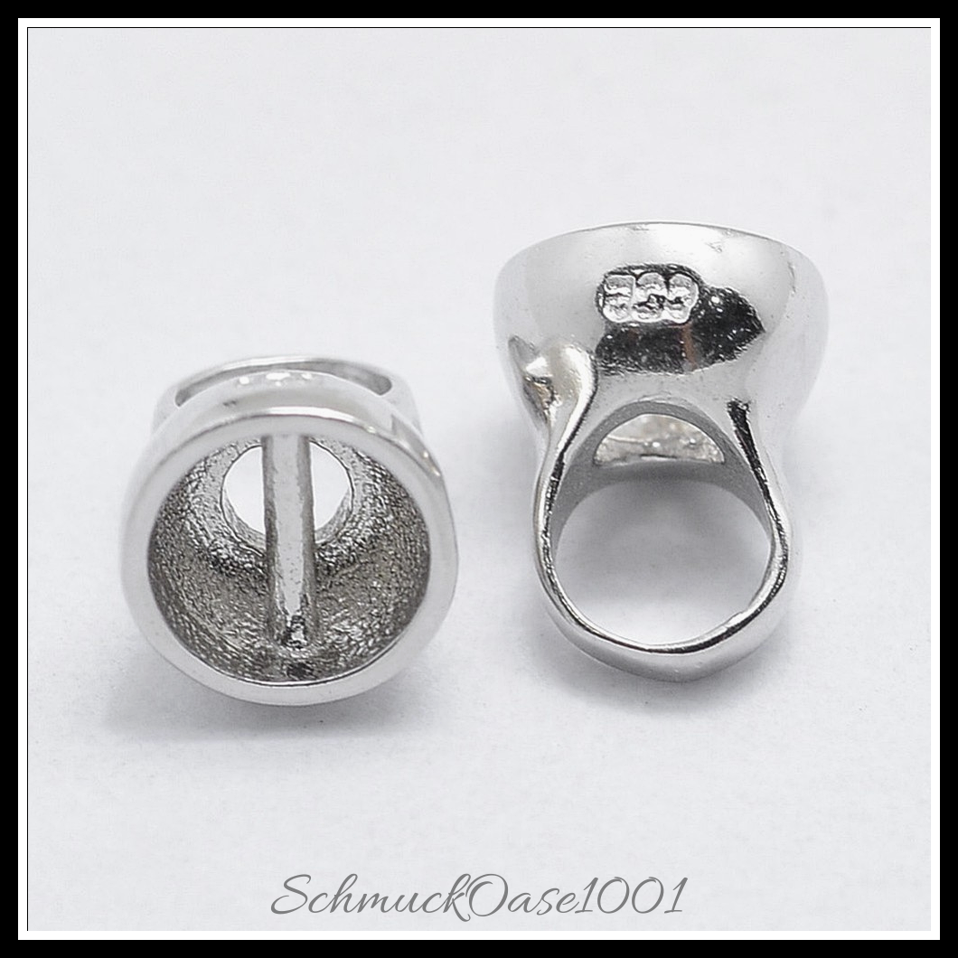 925 sterling silber schnurenden, geschnitzt – 2 stk., perfekt für die herstellung individueller ketten und armbänder