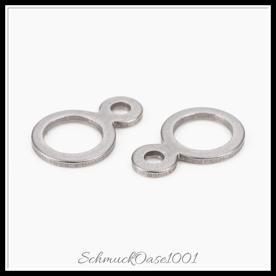 304 edelstahl aufhängeringe, ring, 10 stk.