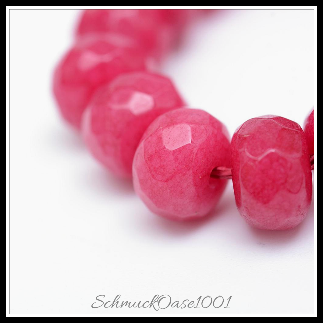 Natürliche jadeperlen, gefärbt, facettiert – rondell, verschiedene farben, aus koralle in der farbe natuerliche weisse jade, gefaerbt, facettiert, rondell und größe 4-5x3 mm bohrung: 0.5 mm ca. 115-120 stk pro strang 13.39-13.98 zoll (34-35.5 cm) 2 stränge, ausdrucksstark und ideal für auffällige designs
