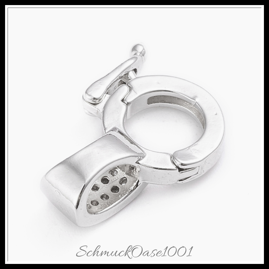 Messing micro pave zirkonia twister verschlüsse, golden – 2 stk., aus gold in der farbe messing, verschlüsse, micro pave, zirkonia, twister, langlebig plattiert, golden und größe 18x13.5x6 mm, bohrung: 5.5x3.5 mm, perfekt für die herstellung individueller ketten und armbänder