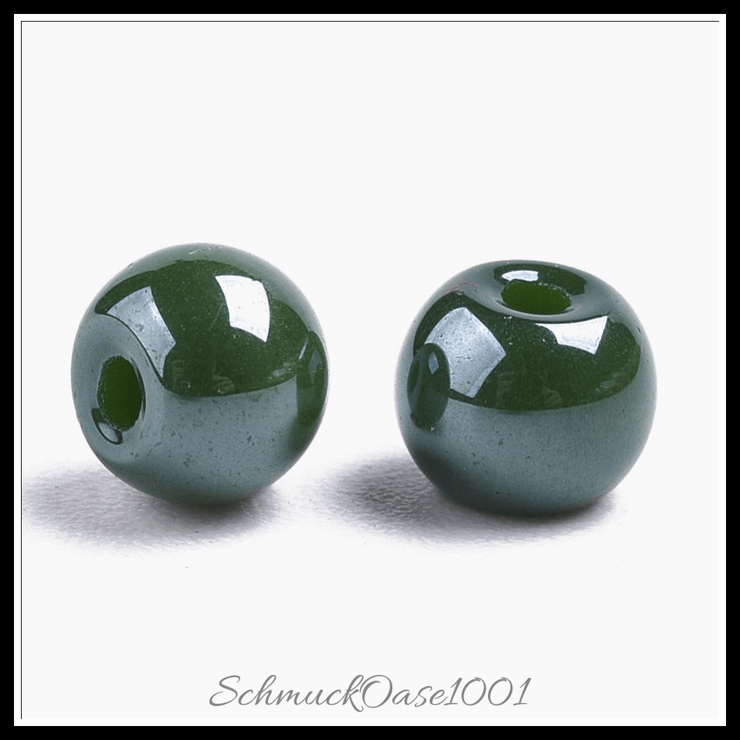 Undurchsichtige glasperlen – runde – dark khaki – glänzend – 40g, aus dark khaki in der farbe glas, undurchsichtig, glänzend, rund und größe 4x3 mm, loch: 1 mm; 40 gramm