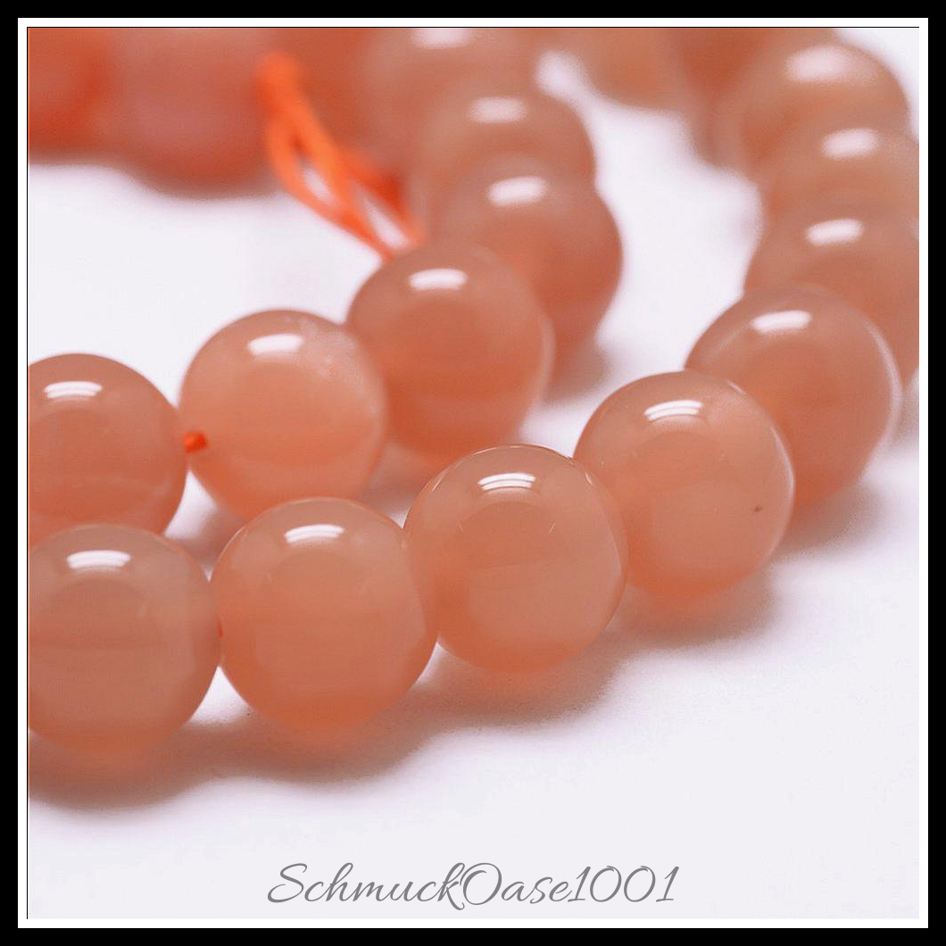 Natürliche sunstone perlen – rund, klasse aa, 6 mm, 2 stränge in den größen mehrfarbig, ausdrucksstark und ideal für auffällige designs