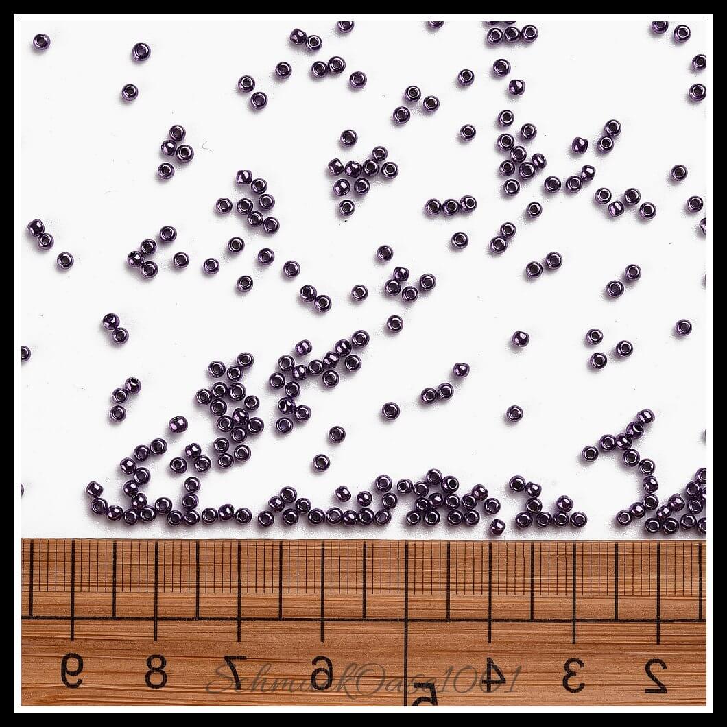 Fgb® gefärbte glasperlen – 12/0 – 2.3x1.5 mm – 30 g, zusätzliches detailbild