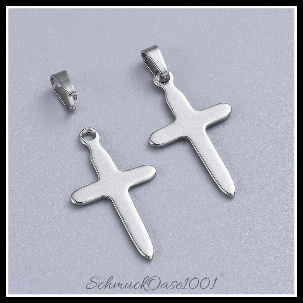 Snap-on bails aus edelstahl – 7x6.5x3 mm / 10 stück, aus edelstahl 304 / snap-on bail in der farbe edelstahl farbe und größe 7x6.5x3 mm / 10 st.