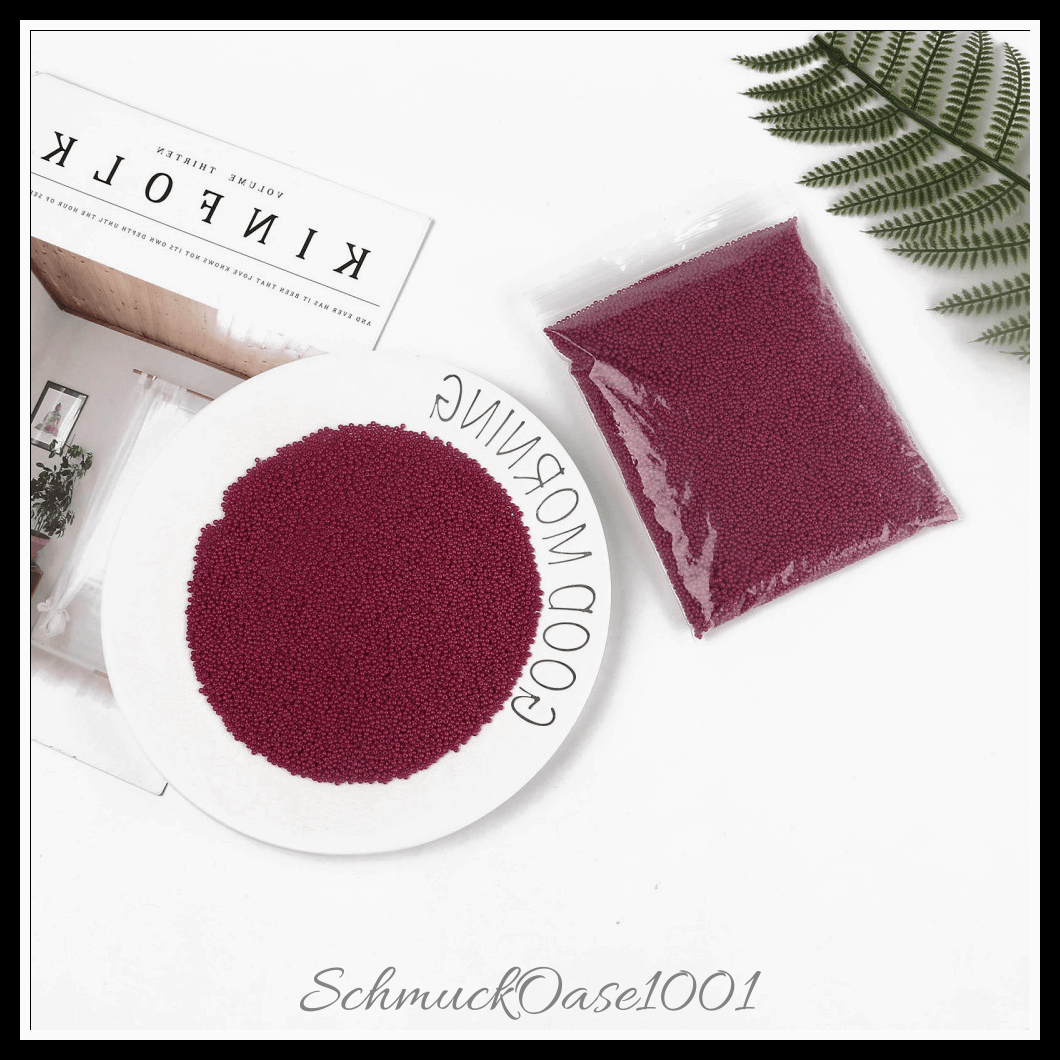 Fgb 11/0 backfarbe glasperlen – runde – cerise – klasse aa – 40g, aus cerise in der farbe glas, backfarbe, klasse aa, rund und größe 11/0  2.3x1.5 mm, loch: 1 mm; 40 gramm