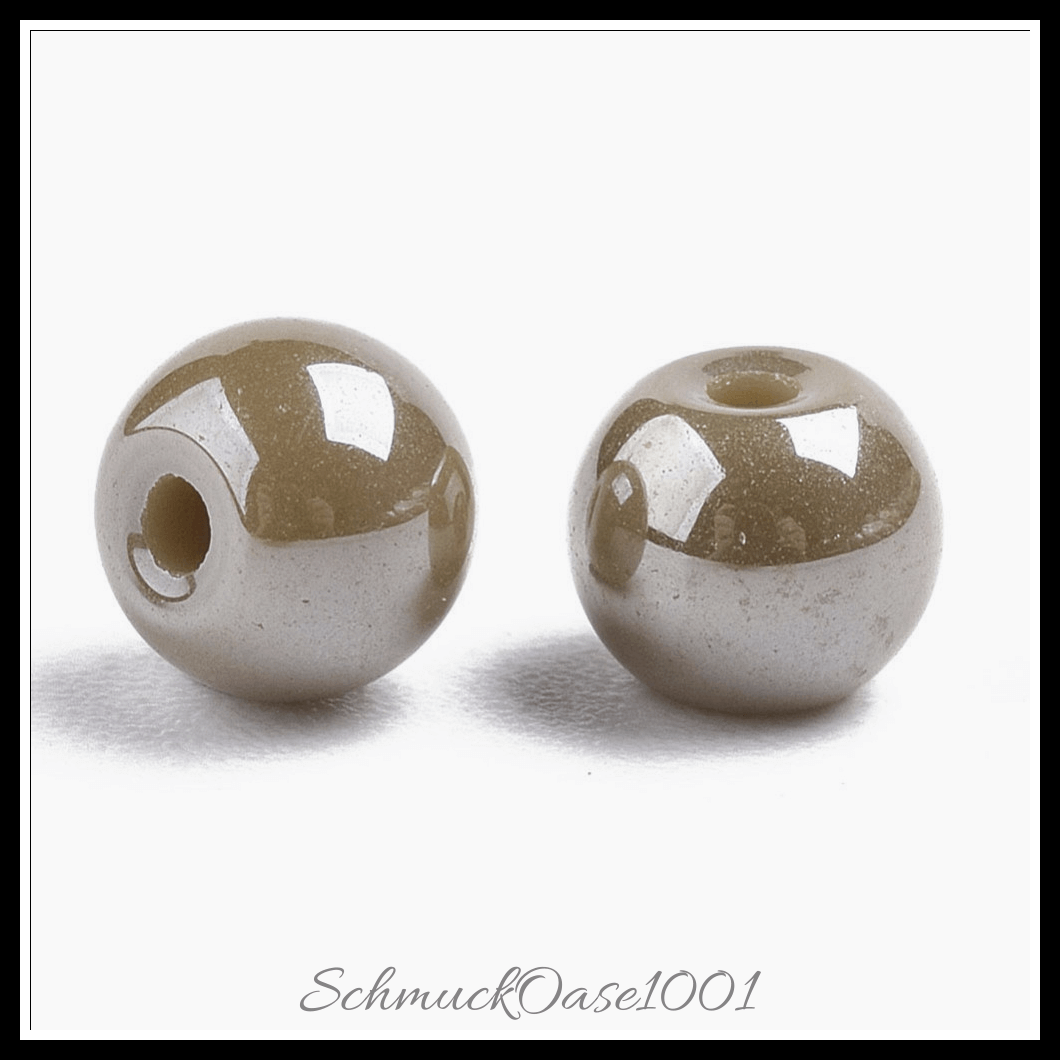 Undurchsichtige glasperlen – runde – dark khaki – glänzend – 40g, aus dark khaki in der farbe glas, undurchsichtig, glänzend, rund und größe 4x3 mm, loch: 1 mm; 40 gramm