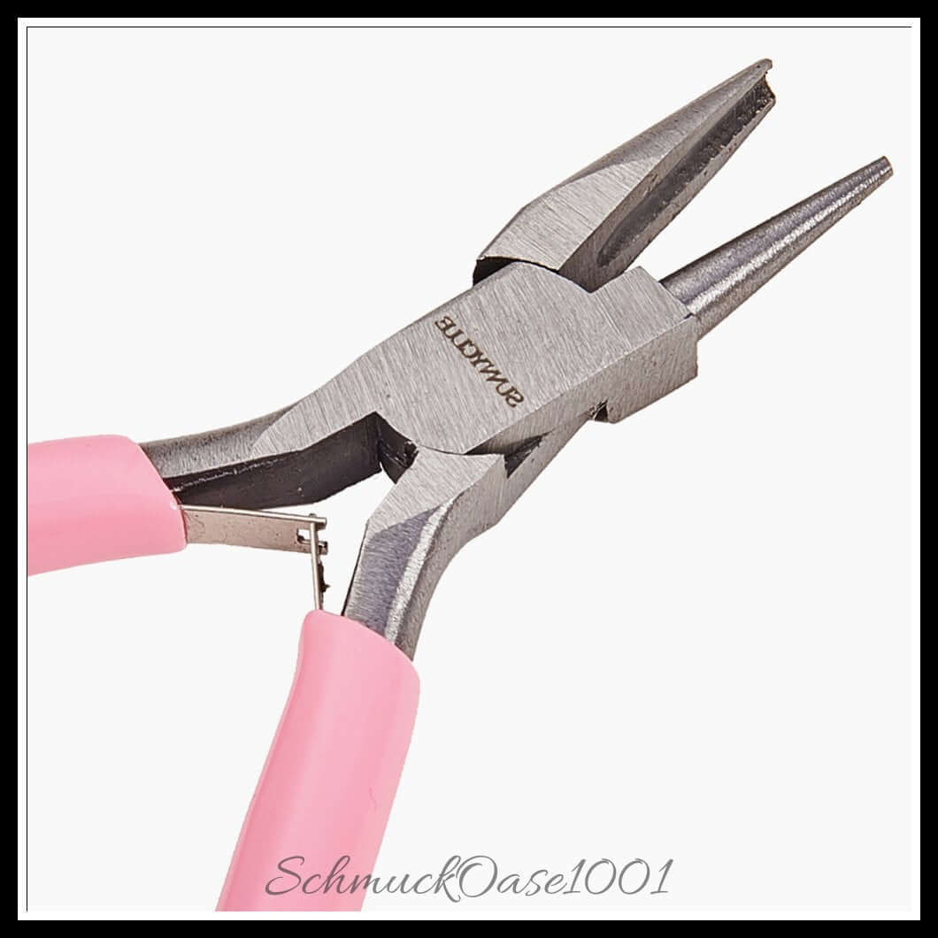 Sunnyclue mini-präzisionszange – konkav / 4.5" / 1 stück, in der farbe pink