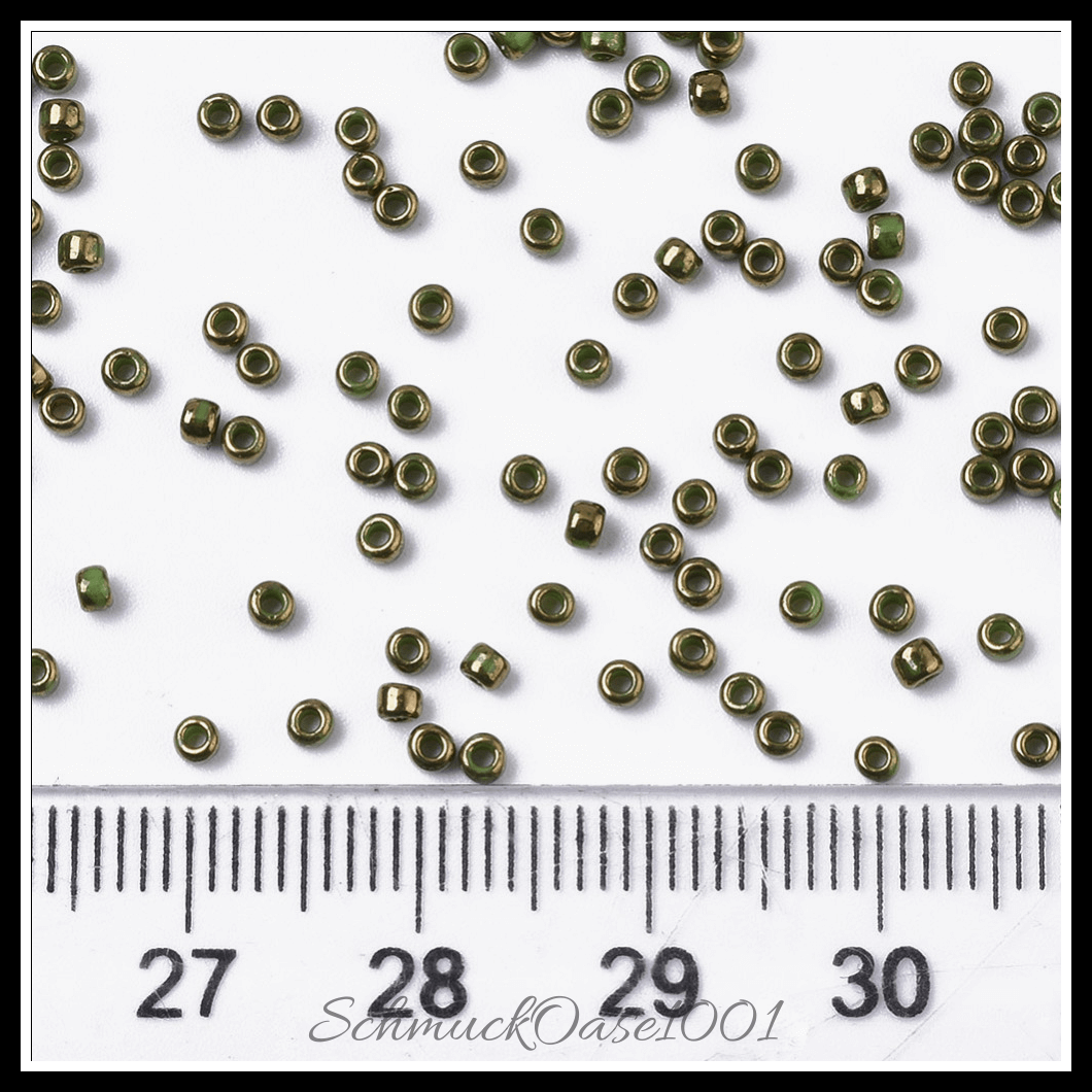 Toho runde rocailles – 11/0 – japanische rocailles – (1706) vergoldet – marmor schwarz – 20g, aus marmor schwarz in der farbe glas, toho, rund, 11/0, vergoldet, marmoriert und größe 11/0 2x1.5 mm, loch: 0.5 mm; 20 gramm