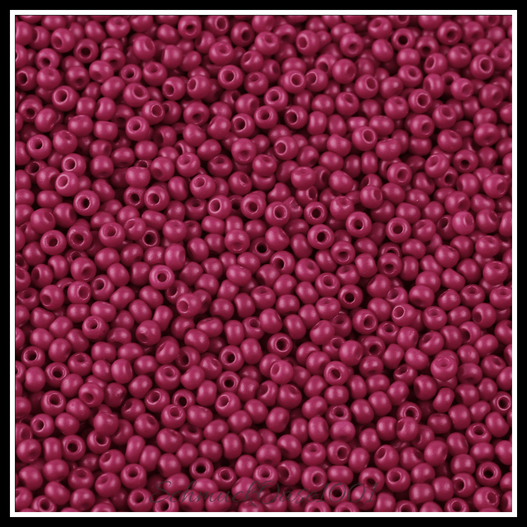 Fgb 11/0 backfarbe glasperlen – runde – cerise – klasse aa – 40g, aus cerise in der farbe glas, backfarbe, klasse aa, rund und größe 11/0  2.3x1.5 mm, loch: 1 mm; 40 gramm