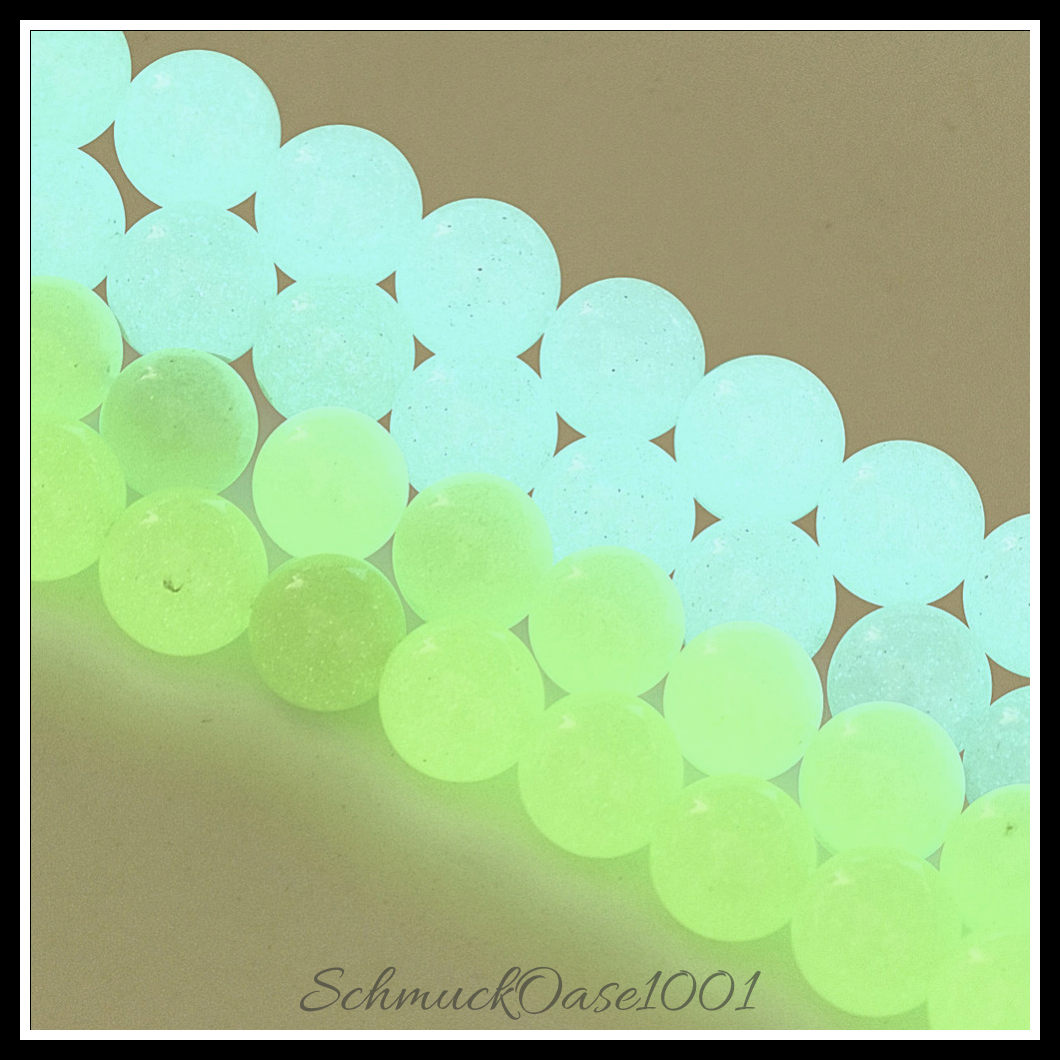 Synthetische leuchtende steinperlen – rund, verschiedene farben, aus kornblumenblau in der farbe synthetische leuchtende steinperlen, rund und größe 8x8 mm bohrung: 1 mm ca. 47-49 stk / pro strang  14.17''-14.69'' 2 stränge