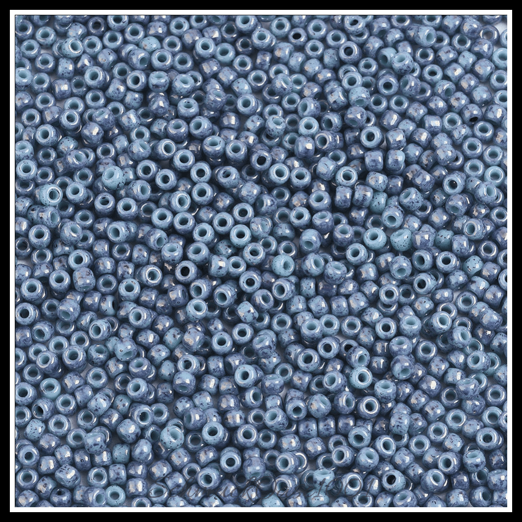 Toho runde rocailles – 11/0 – japanische rocailles – (1203) undurchsichtig – taupefarbener kakao – marmoriert – 20g, aus taupefarbener kakao in der farbe glas, toho, rund, 11/0, marmoriert und größe 11/0 2x1.5 mm, loch: 0.7 mm; 20 gramm