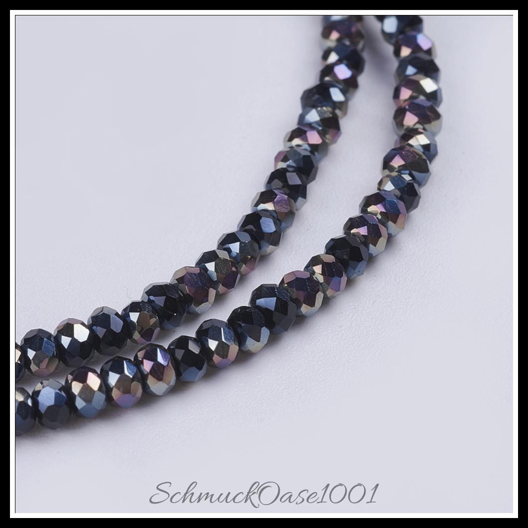 Facettierte rondelle – galvanisierte glasperlen, in schwarz,rot,grün,vergoldet-2 stränge, aus grün überzogen in der farbe glas, galvanisiert, voll plattiert, facettiert, rondell und größe 3x2 mm bohrung: 0.5 mm ca. 148 stk pro strang 14.9 zoll 2 stränge, ausdrucksstark und ideal für auffällige designs