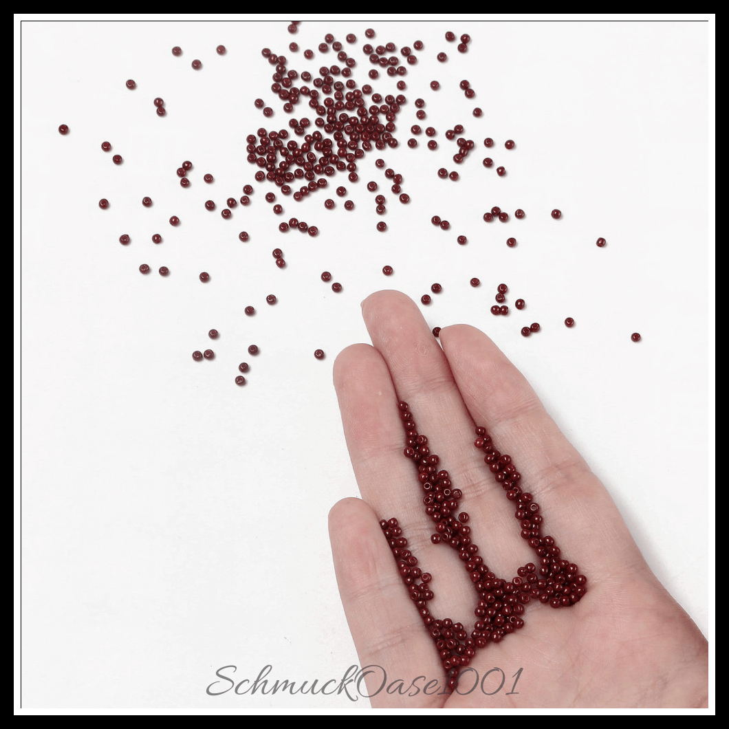 Fgb 11/0 backfarbe glasperlen – runde – cerise – klasse aa – 40g, aus cerise in der farbe glas, backfarbe, klasse aa, rund und größe 11/0  2.3x1.5 mm, loch: 1 mm; 40 gramm