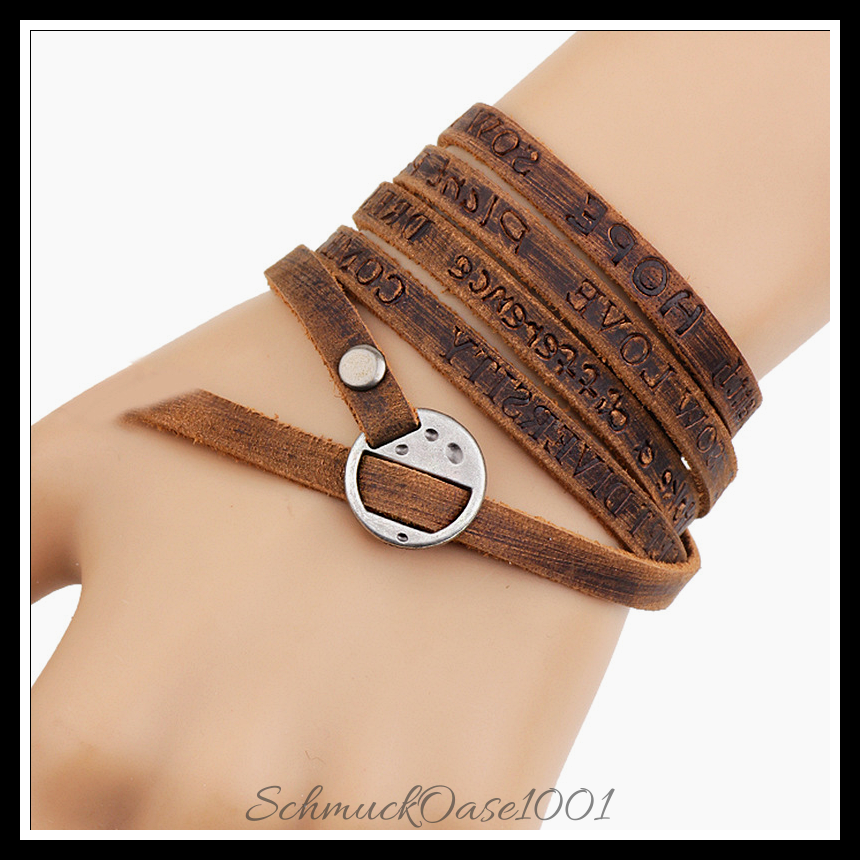 Dual-use lederarmband & kettengürtel mit legierung-styling