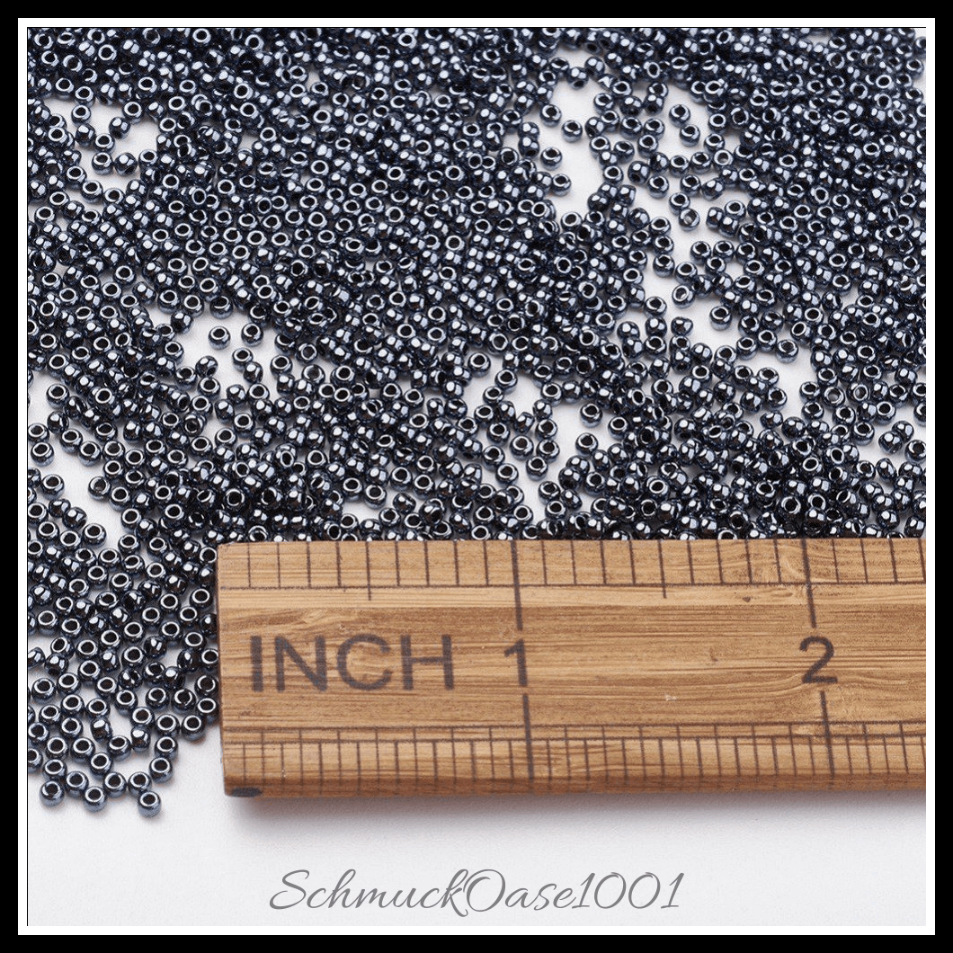 Toho japanische samenperlen – 11/0 – rund – matt – undurchsichtig – blau – 20g, aus blau in der farbe glas, toho, rund, 11/0, matt, undurchsichtig und größe 11/0 2x1.5 mm, loch: 0.5 mm; 20 gramm