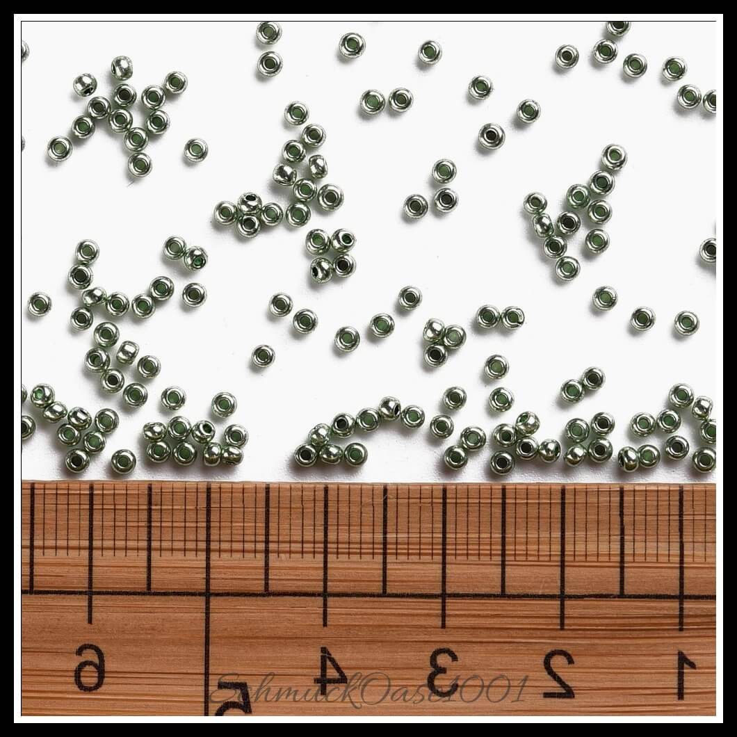 Fgb® gefärbte glasperlen – 12/0 – 2.3x1.5 mm – 30 g, zusätzliches detailbild