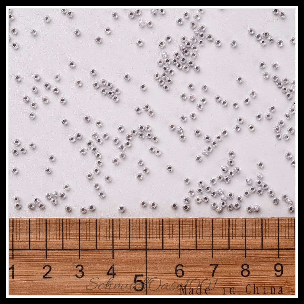 Fgb® ceylon glasperlen – 12/0 – 2.3x1.5 mm – 40 g, zusätzliches detailbild