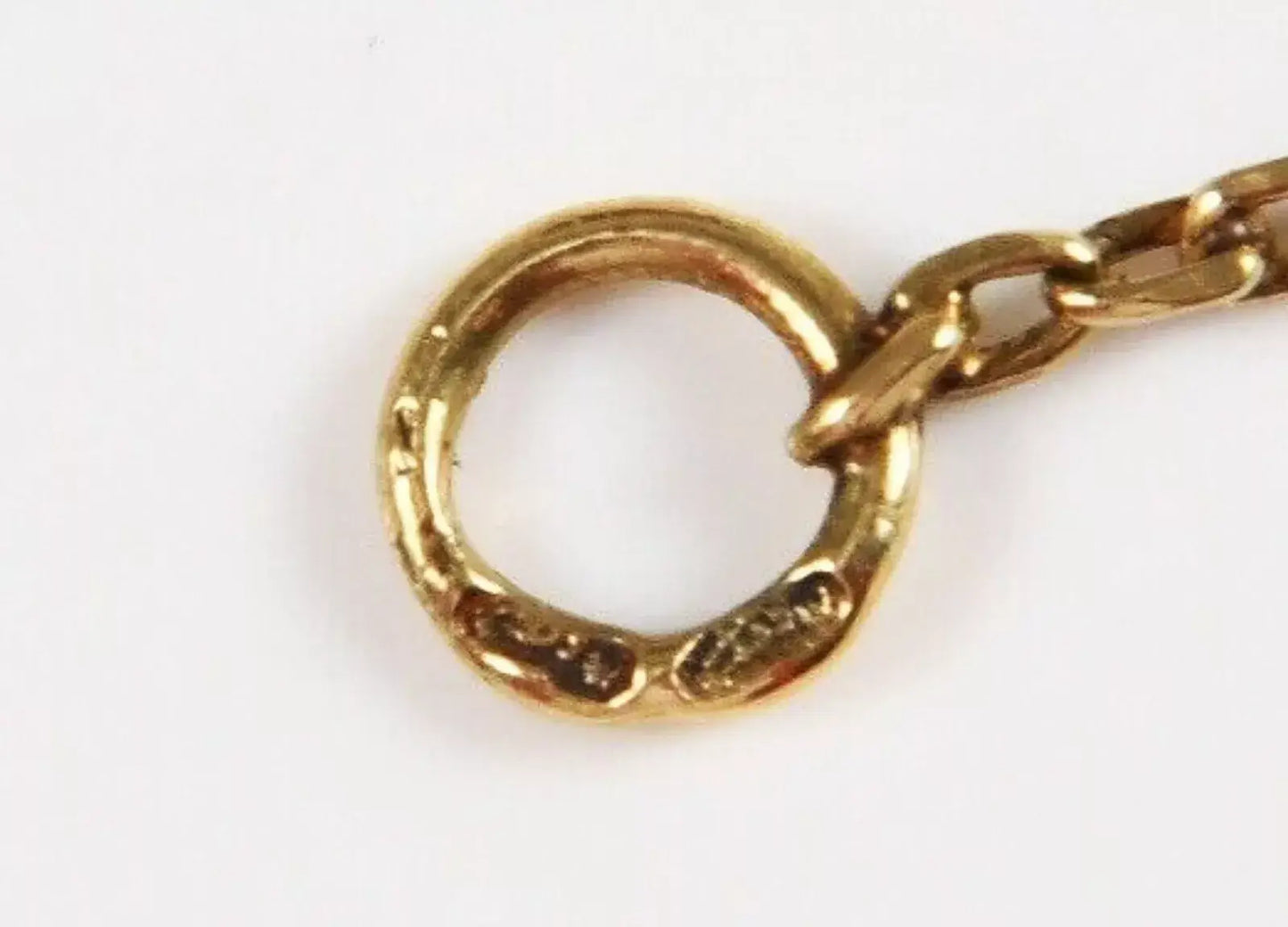 Exklusiver jugendstil-anhänger aus 585er gold mit kamee – luxus und romantik vereint, zusätzliches detailbild